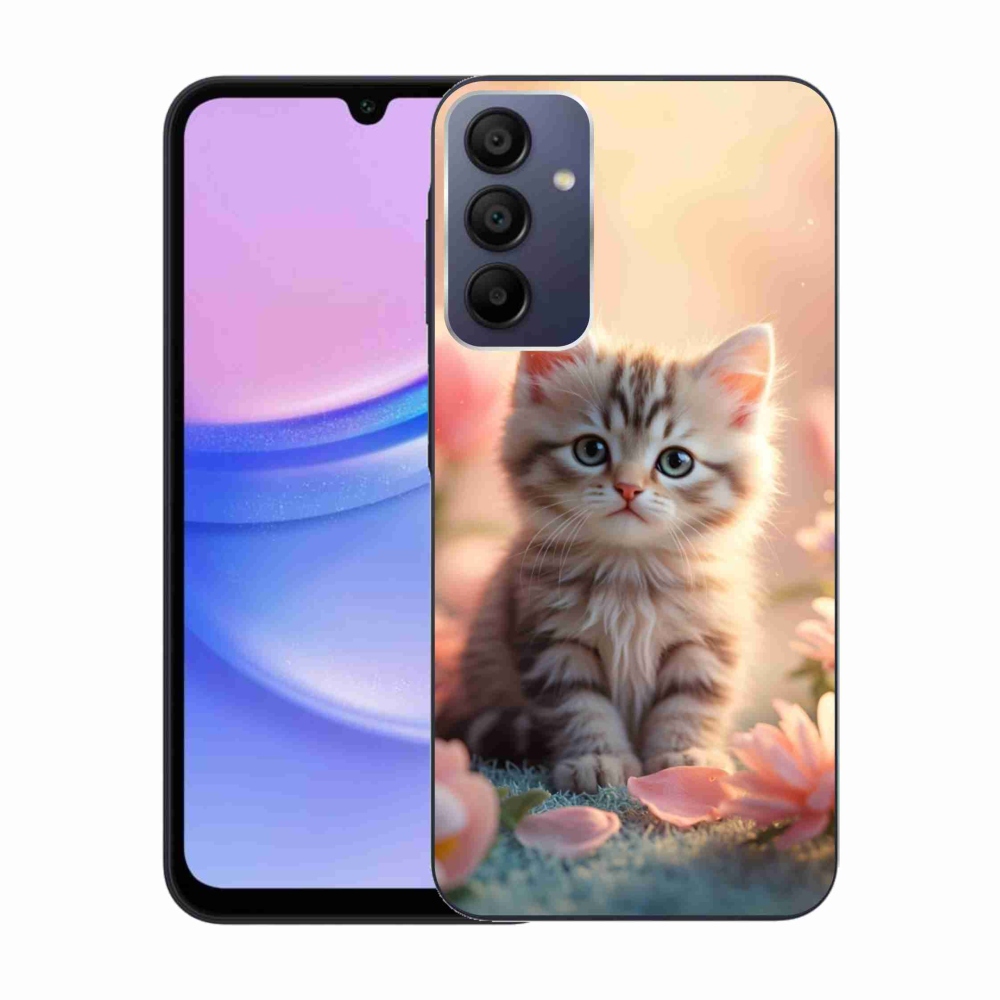 Gélový kryt mmCase na Samsung Galaxy A15/5G - roztomilé mačiatko 8