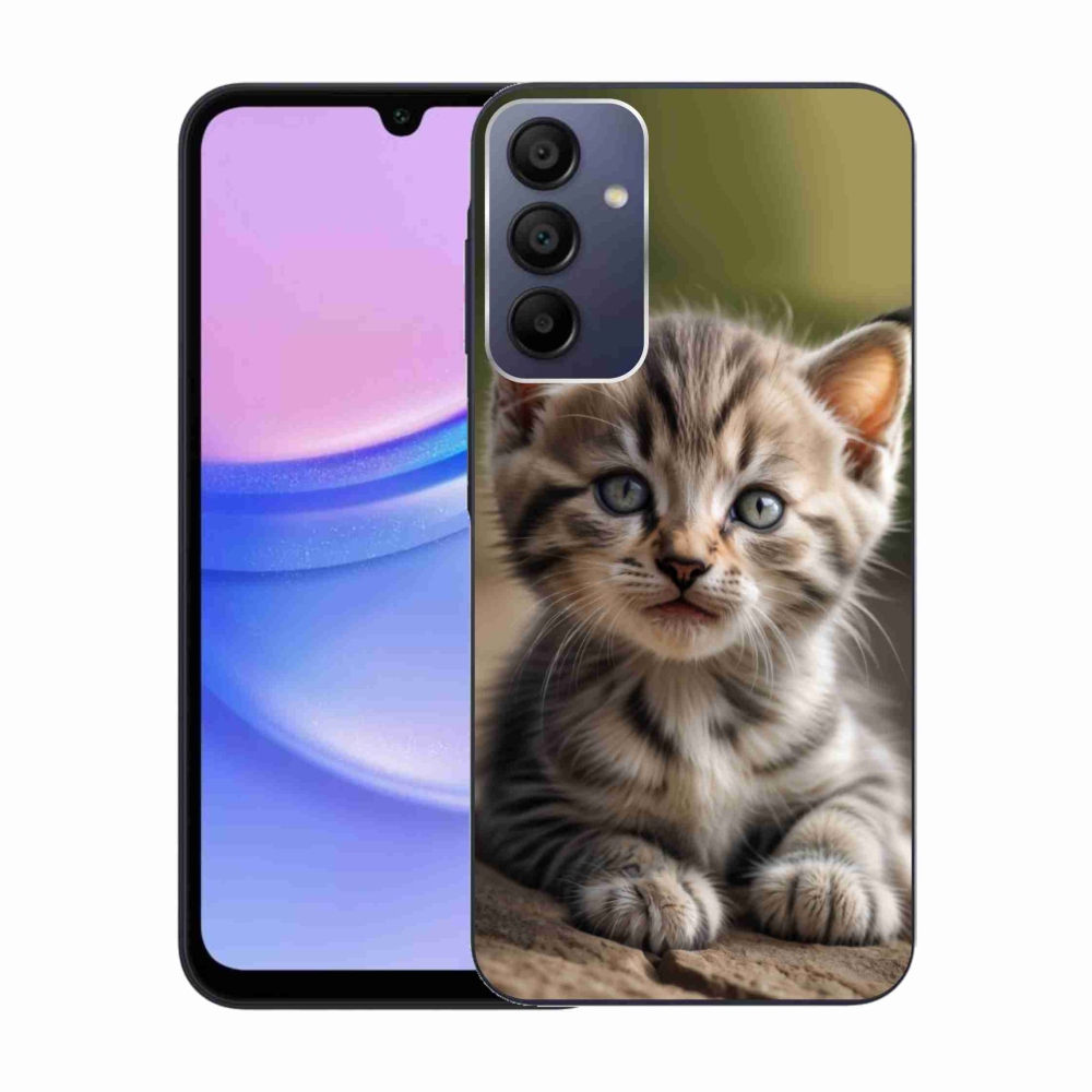 Gélový kryt mmCase na Samsung Galaxy A15/5G - roztomilé mačiatko 9