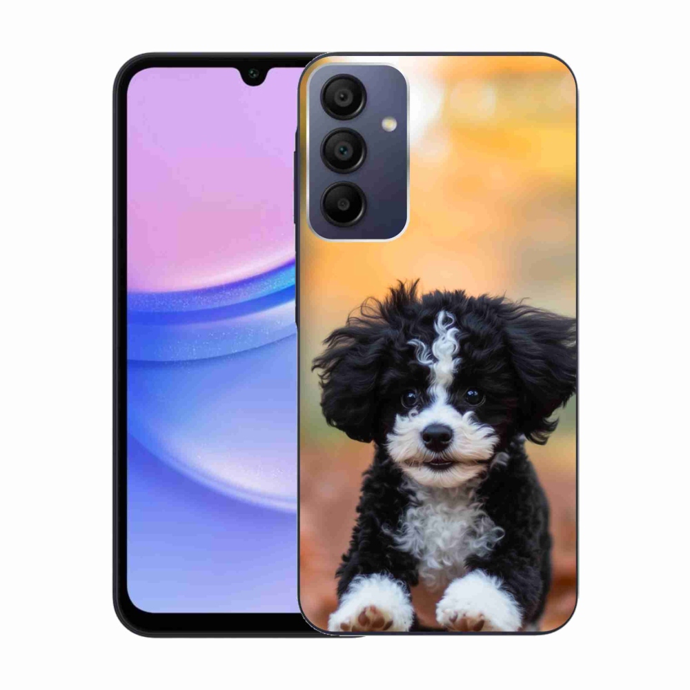 Gélový kryt mmCase na Samsung Galaxy A15/5G - roztomilé šteňa 2