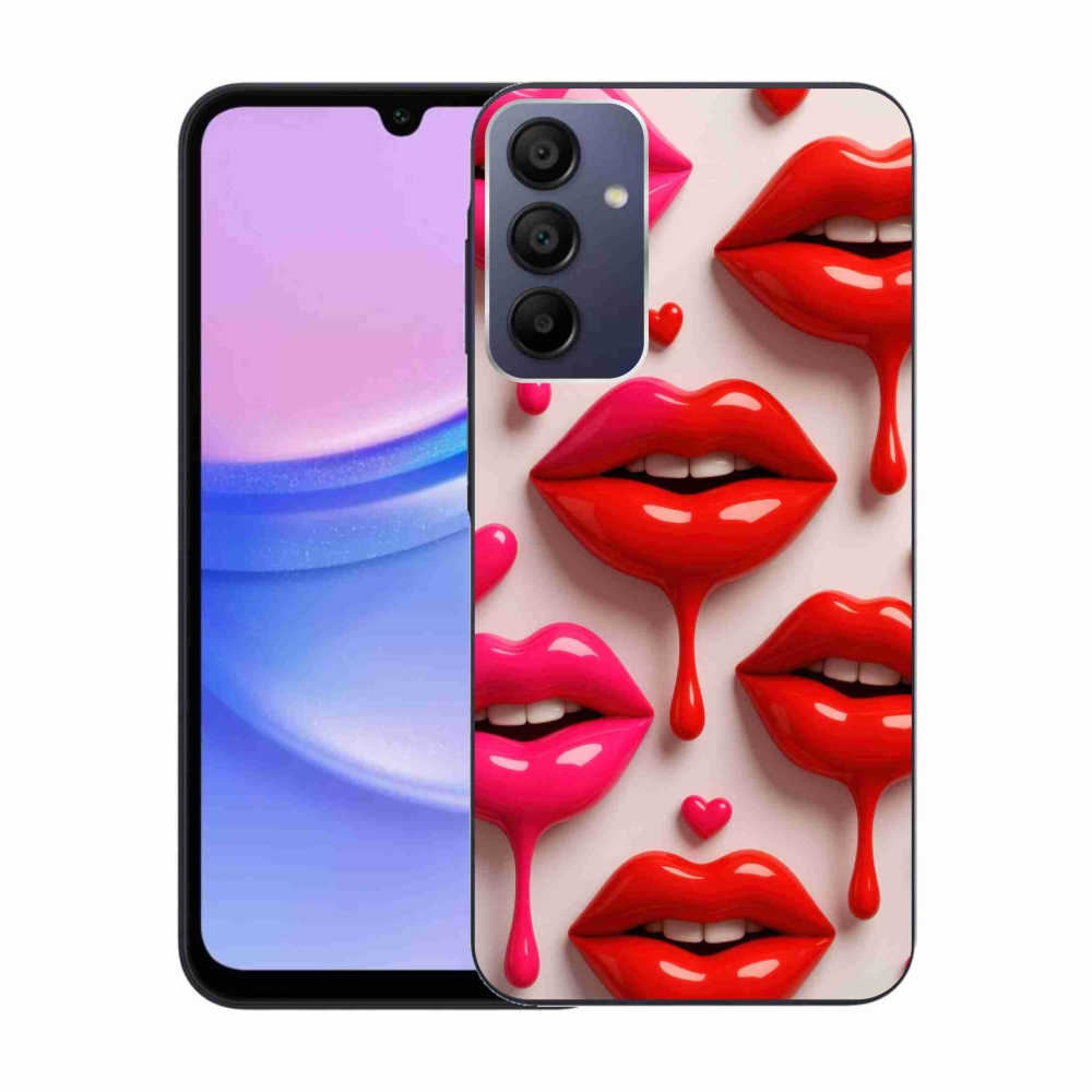 Gélový kryt mmCase na Samsung Galaxy A15/5G - pery 2