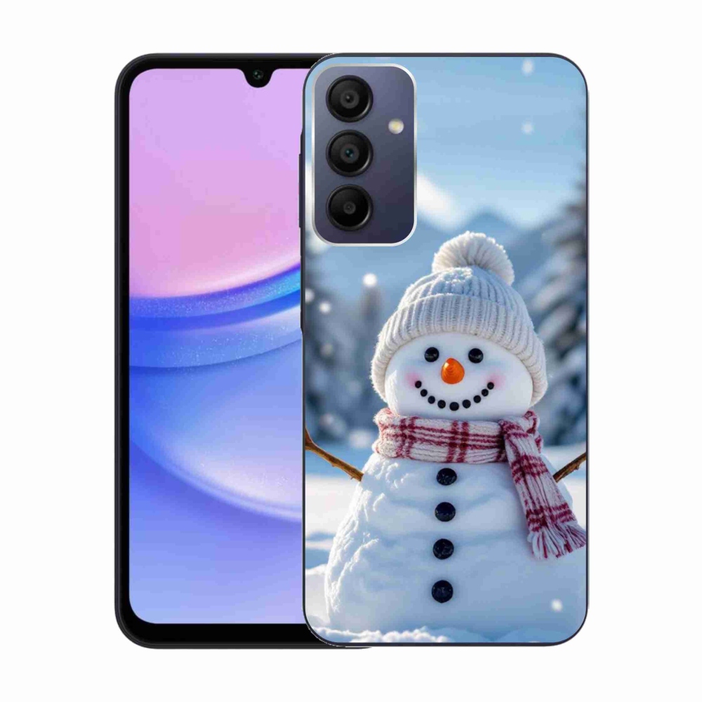 Gélový kryt mmCase na Samsung Galaxy A15/5G - snehuliak 3