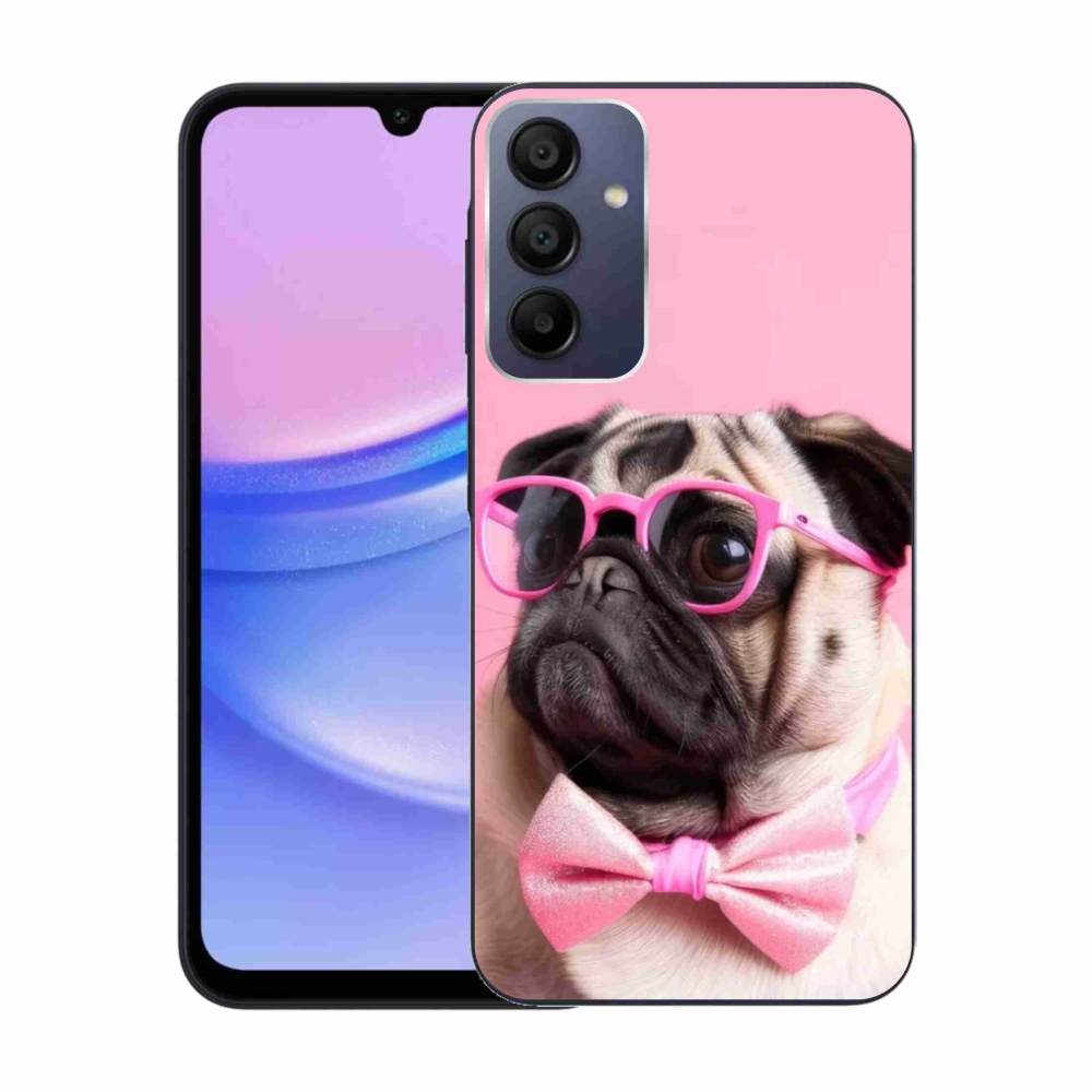 Gélový kryt mmCase na Samsung Galaxy A15/5G - štýlový mops