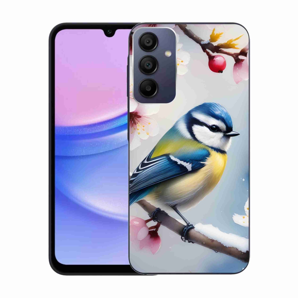 Gélový kryt mmCase na Samsung Galaxy A15/5G - sýkorka