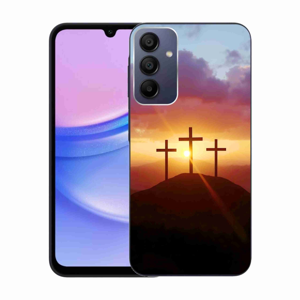 Gélový kryt mmCase na Samsung Galaxy A15/5G - tri kríža