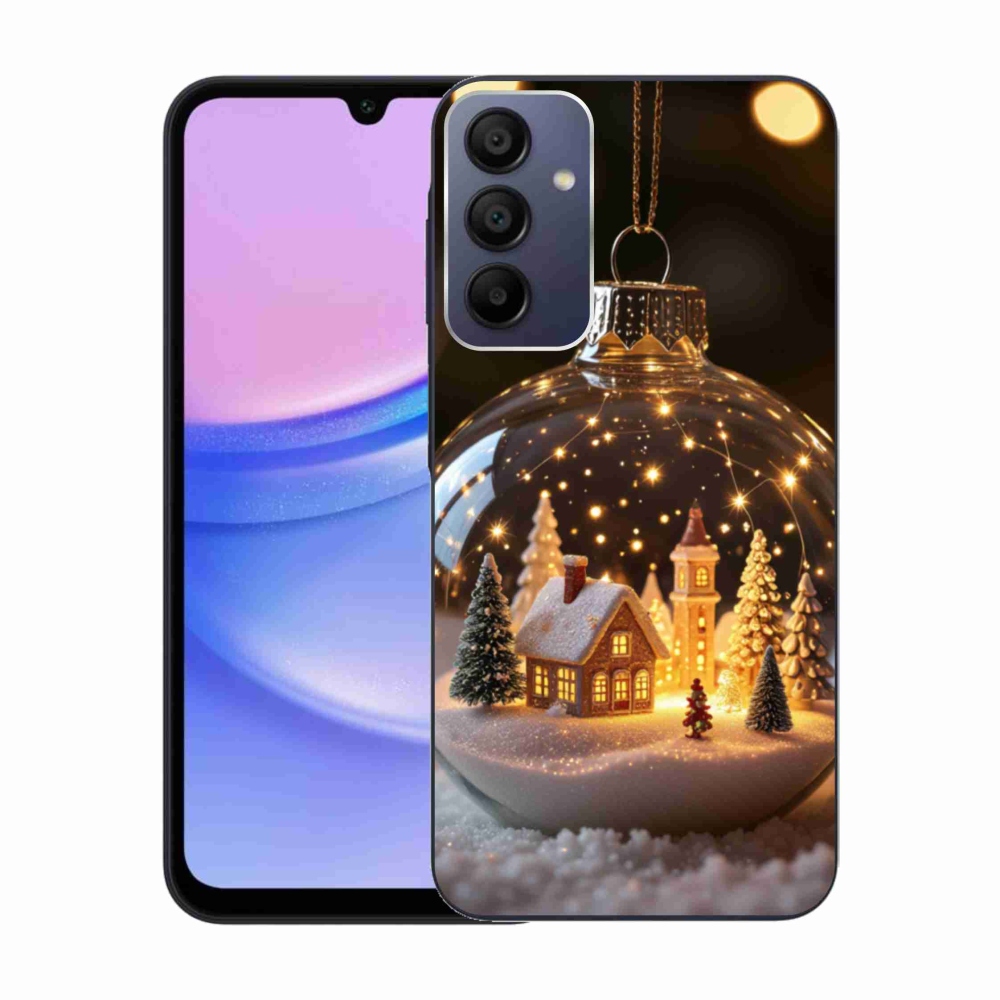 Gélový kryt mmCase na Samsung Galaxy A15/5G - vianočné gule 3
