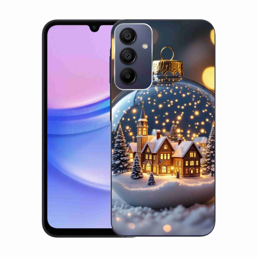 Gélový kryt mmCase na Samsung Galaxy A15/5G - vianočné gule 4