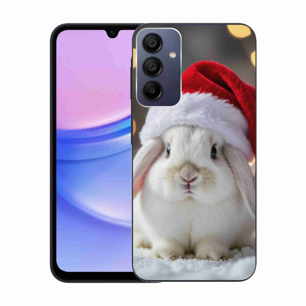 Gélový kryt mmCase na Samsung Galaxy A15/5G - vianočný králik
