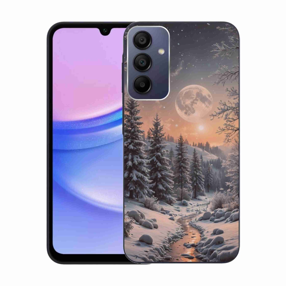 Gélový kryt mmCase na Samsung Galaxy A15/5G - zimná krajina 2