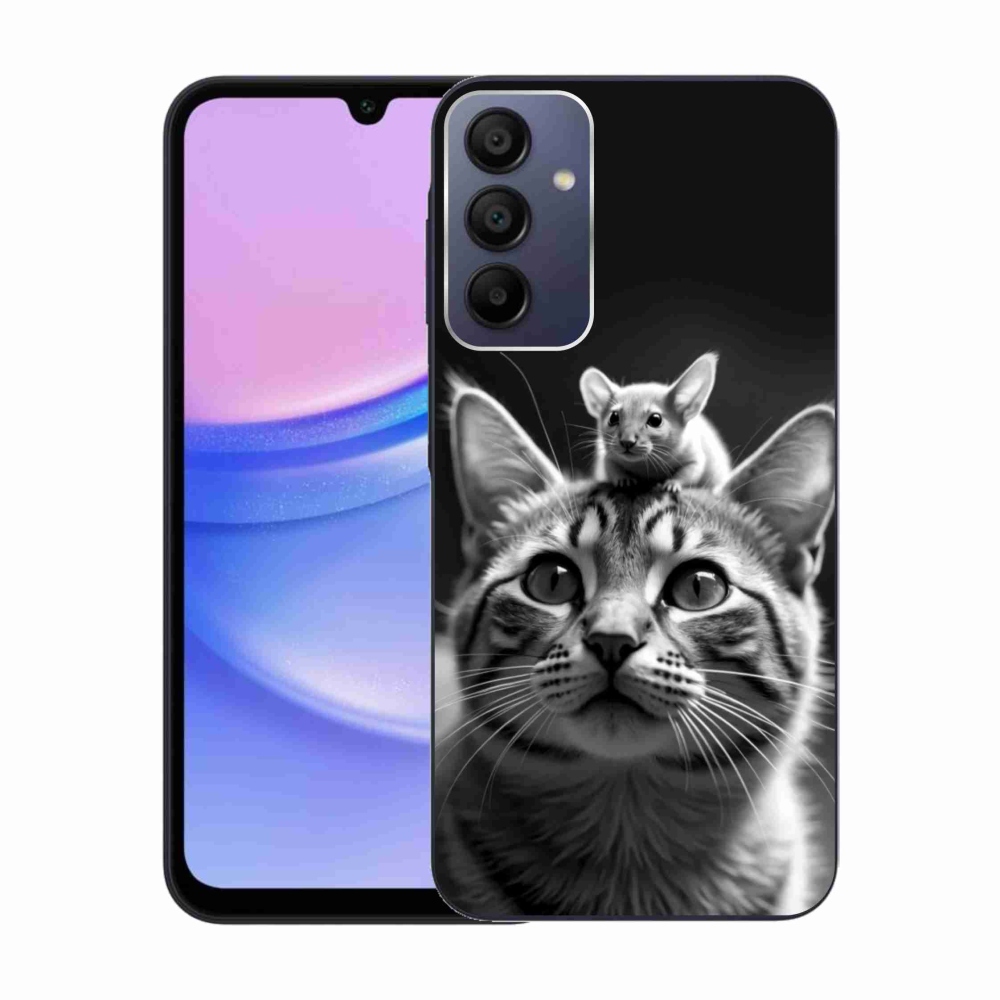 Gélový kryt mmCase na Samsung Galaxy A15/5G - zvieracie priateľstvo 2