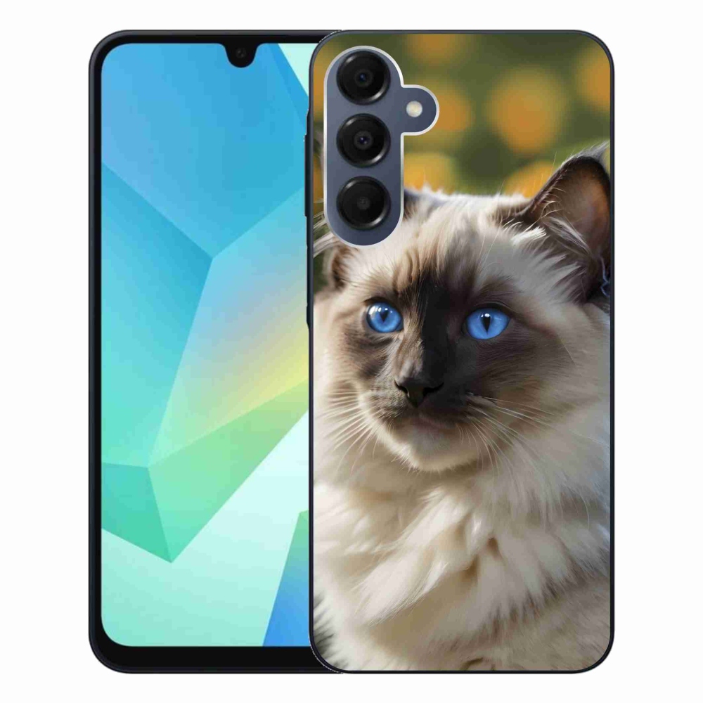 Gélový kryt mmCase na Samsung Galaxy A16 4G/5G - biely ragdoll