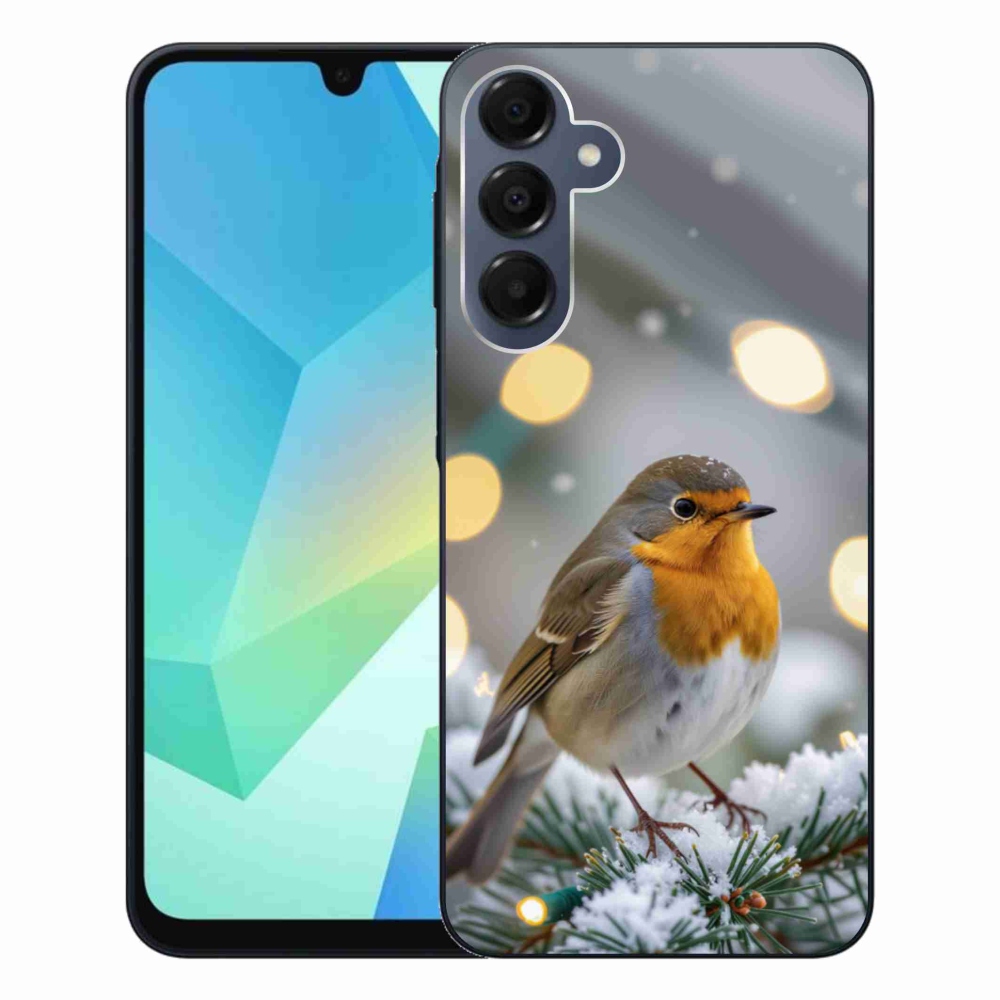 Gélový kryt mmCase na Samsung Galaxy A16 4G/5G - červienka v zime