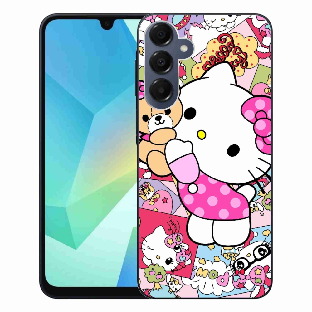 Gélový kryt mmCase na Samsung Galaxy A16 4G/5G - cute kitty