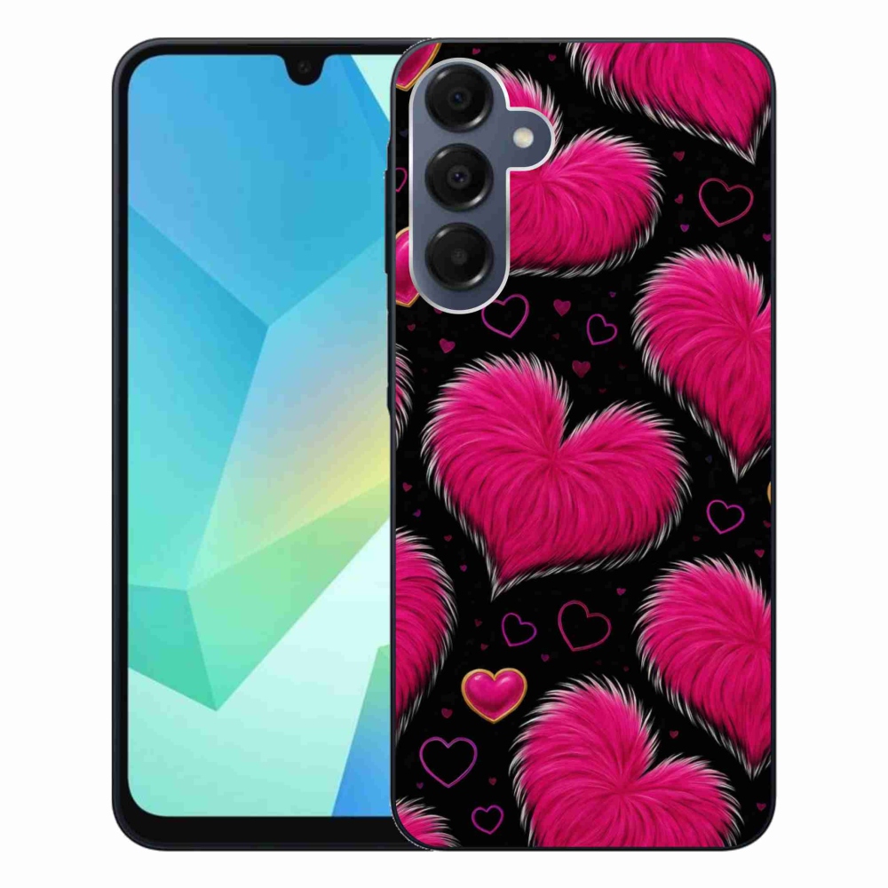 Gélový kryt mmCase na Samsung Galaxy A16 4G/5G - hebké srdce