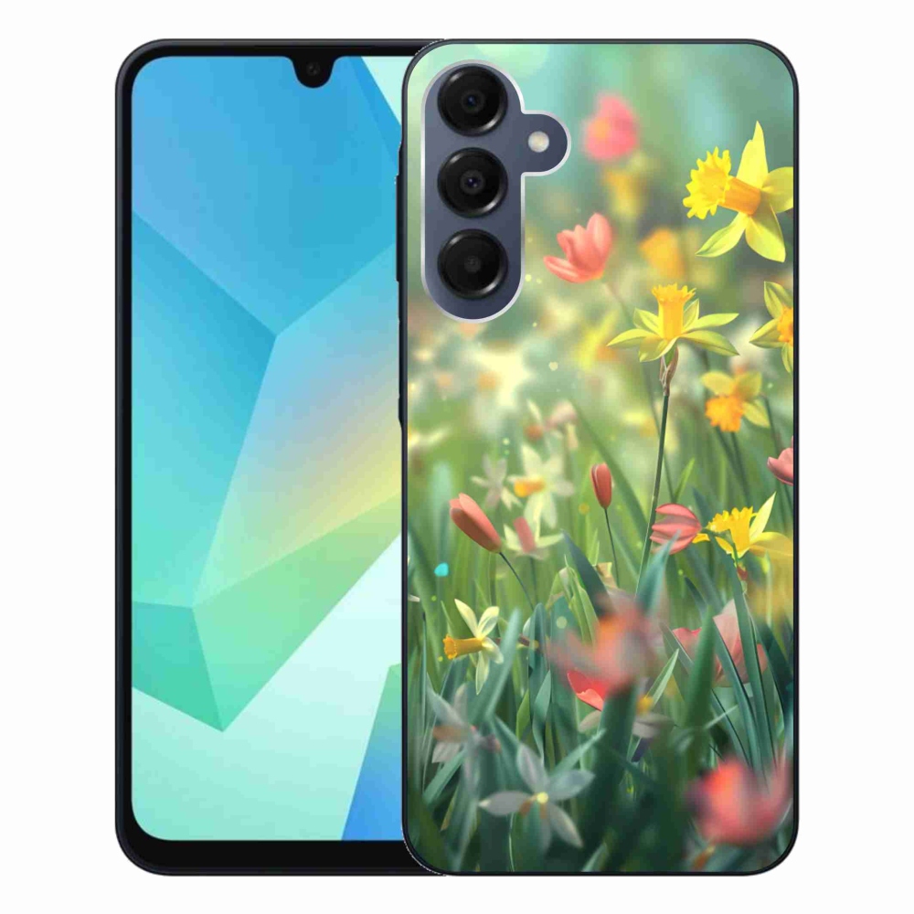 Gélový kryt mmCase na Samsung Galaxy A16 4G/5G - jarné kvety