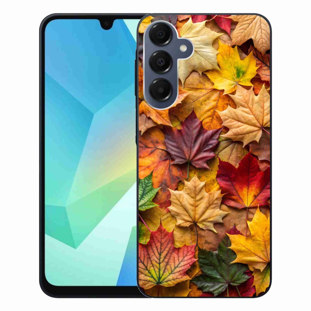 Gélový kryt mmCase na Samsung Galaxy A16 4G/5G - javorové listy 2