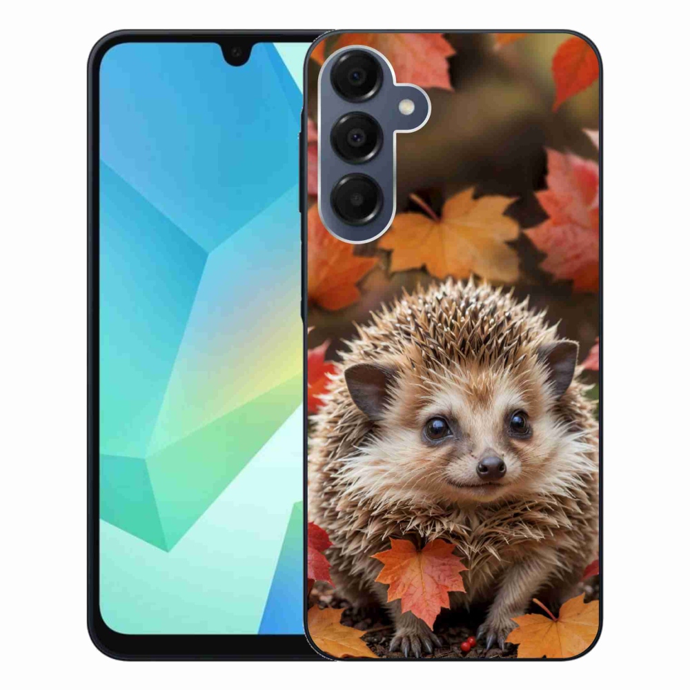 Gélový kryt mmCase na Samsung Galaxy A16 4G/5G - ježko v lístia