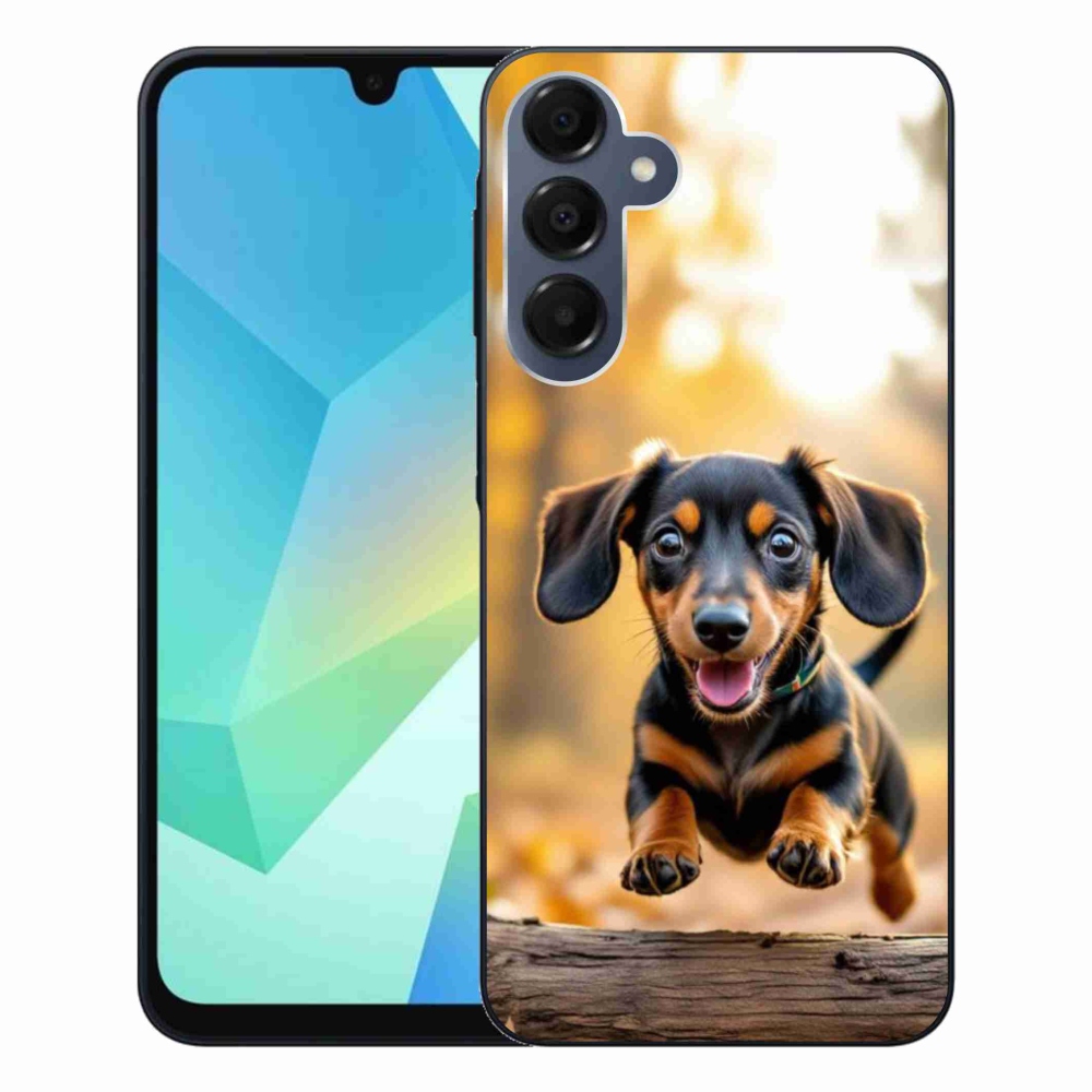 Gélový kryt mmCase na Samsung Galaxy A16 4G/5G - jazvečík 2