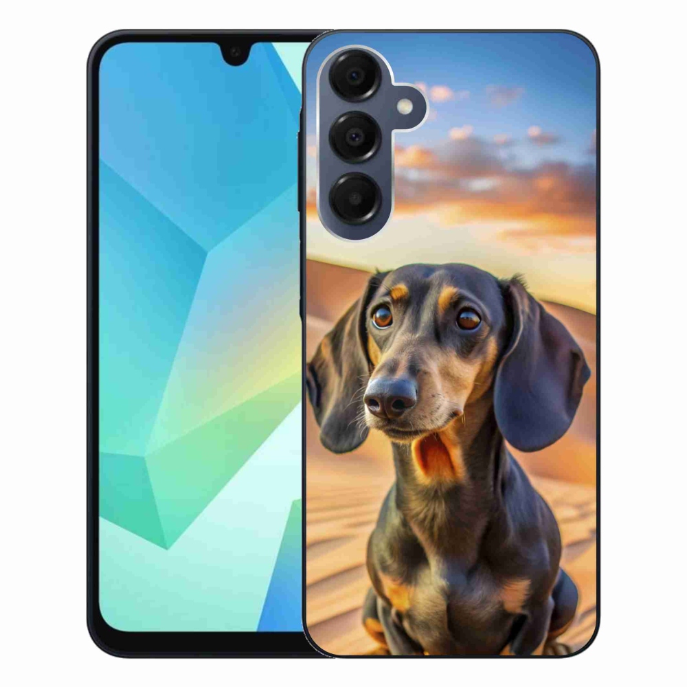 Gélový kryt mmCase na Samsung Galaxy A16 4G/5G - jazvečík 3