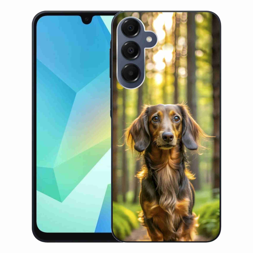 Gélový kryt mmCase na Samsung Galaxy A16 4G/5G - jazvečík 4