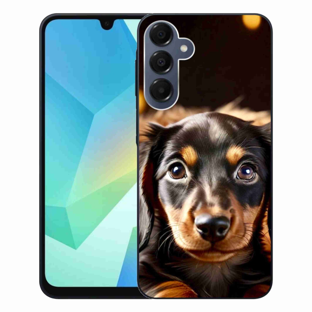 Gélový kryt mmCase na Samsung Galaxy A16 4G/5G - jazvečík