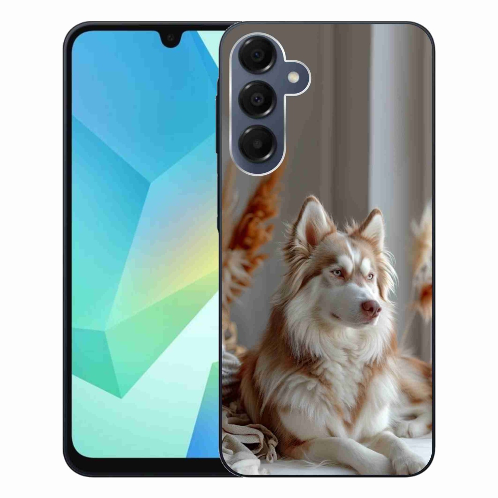 Gélový kryt mmCase na Samsung Galaxy A16 4G/5G - pokojný sibírsky husky