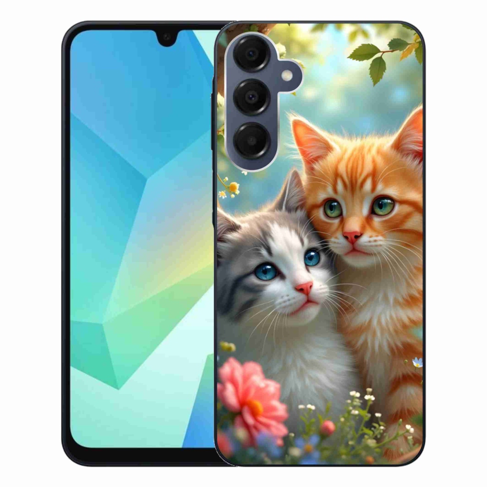 Gélový kryt mmCase na Samsung Galaxy A16 4G/5G - mačacia láska 2