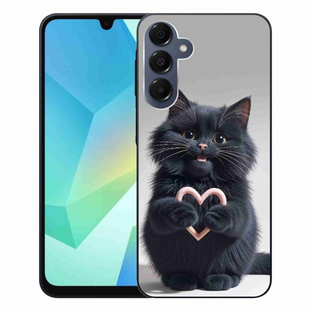 Gélový kryt mmCase na Samsung Galaxy A16 4G/5G - mačacia láska 3