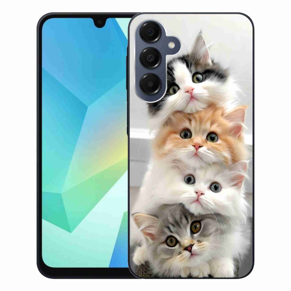 Gélový kryt mmCase na Samsung Galaxy A16 4G/5G - mačacia partia