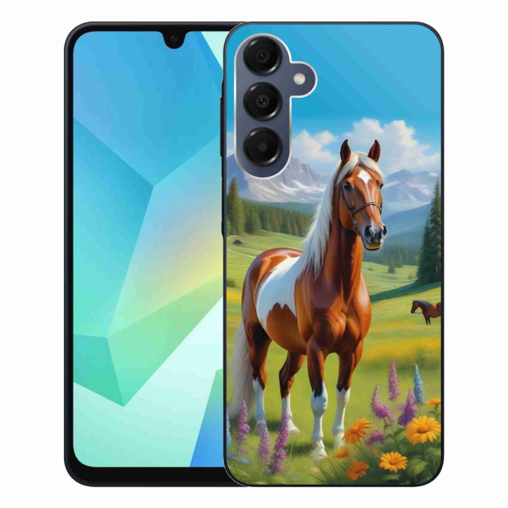 Gélový kryt mmCase na Samsung Galaxy A16 4G/5G - kôň na lúke