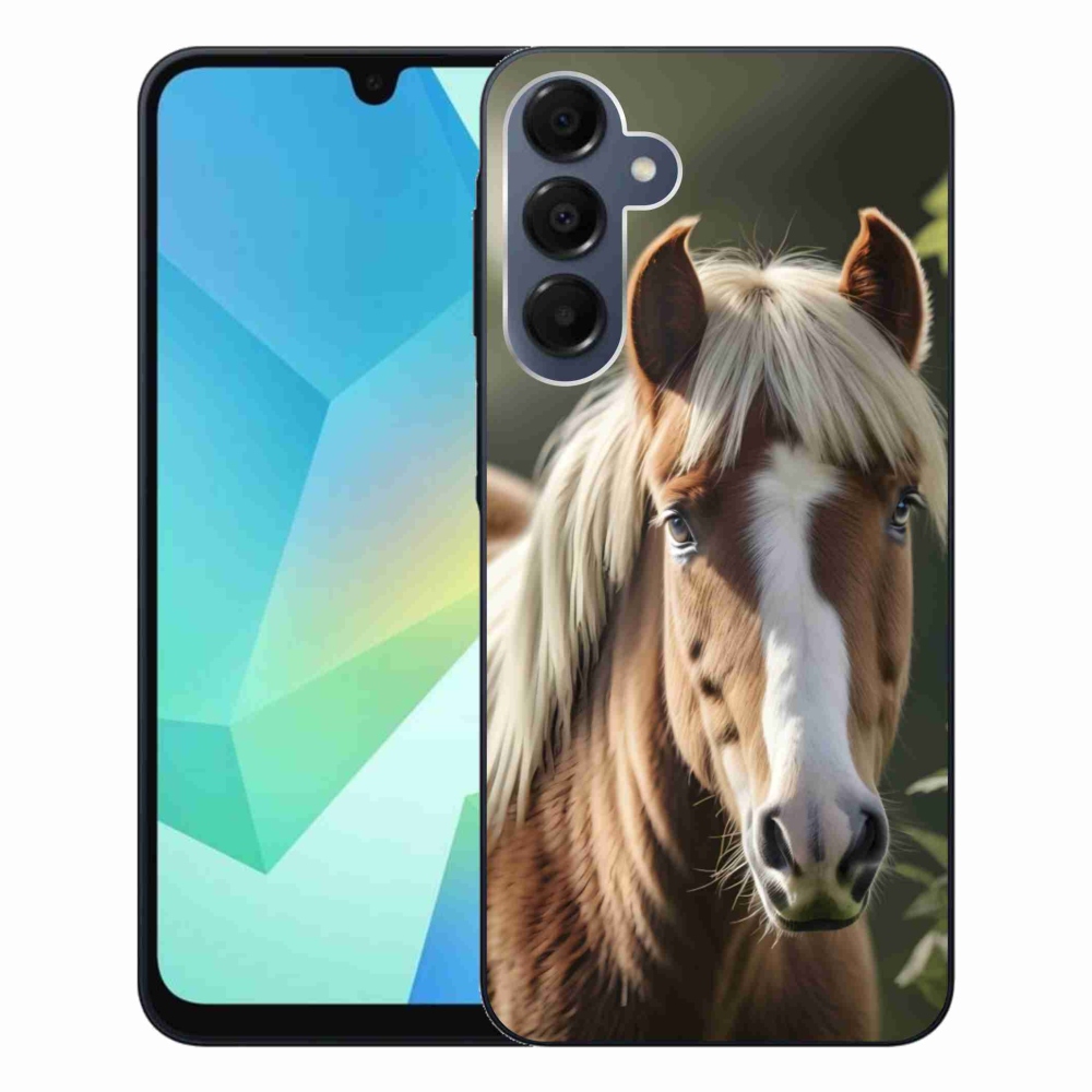 Gélový kryt mmCase na Samsung Galaxy A16 4G/5G - kôň so svetlou hrivou