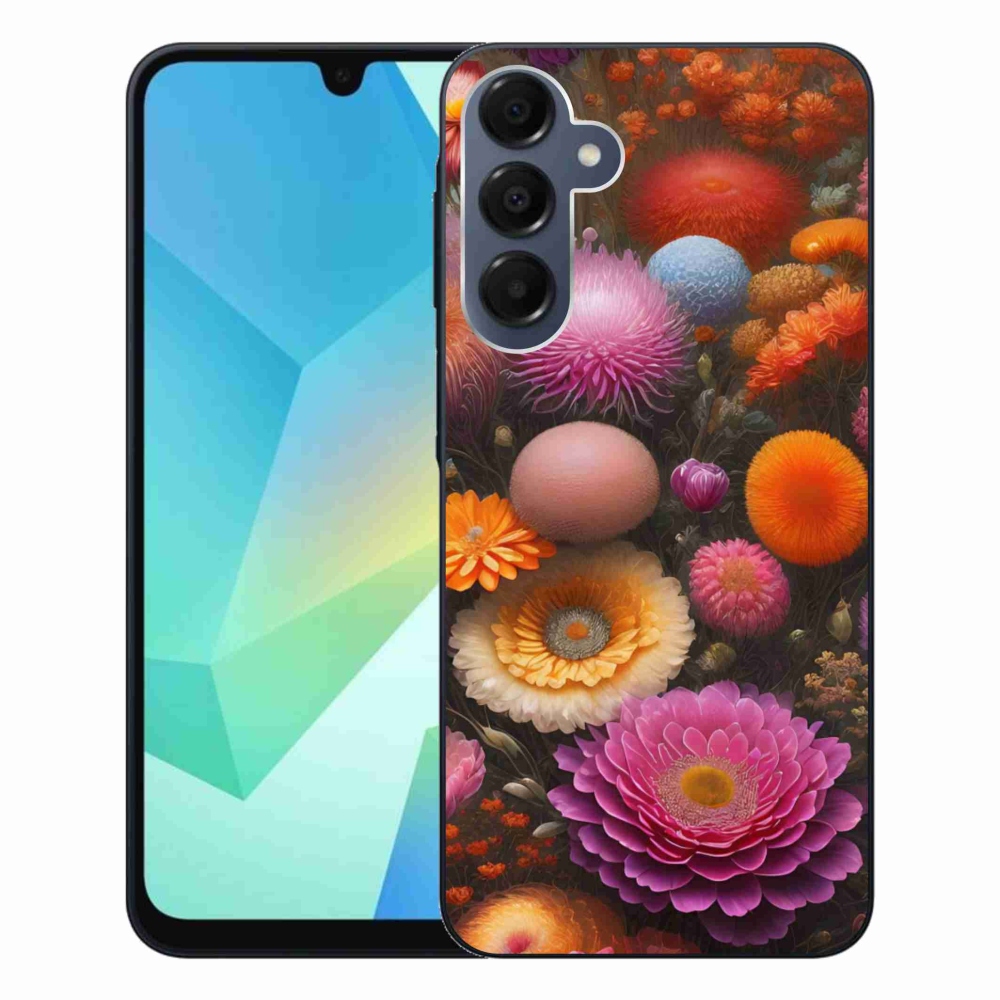 Gélový kryt mmCase na Samsung Galaxy A16 4G/5G - kvetinová kompozícia