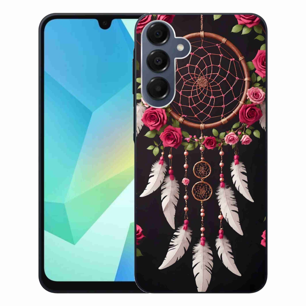 Gélový kryt mmCase na Samsung Galaxy A16 4G/5G - lapač snov s ružami