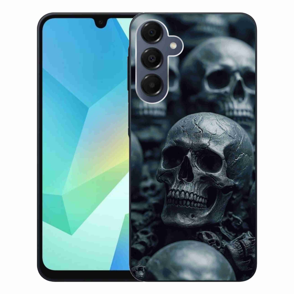 Gélový kryt mmCase na Samsung Galaxy A16 4G/5G - lebka 2