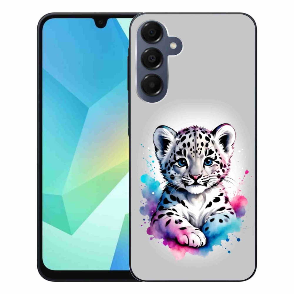 Gélový kryt mmCase na Samsung Galaxy A16 4G/5G - leopardej mláďa