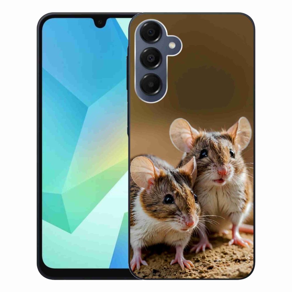 Gélový kryt mmCase na Samsung Galaxy A16 4G/5G - myší duo
