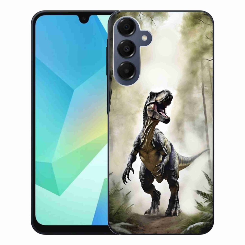 Gélový kryt mmCase na Samsung Galaxy A16 4G/5G - naštvaný T-Rex