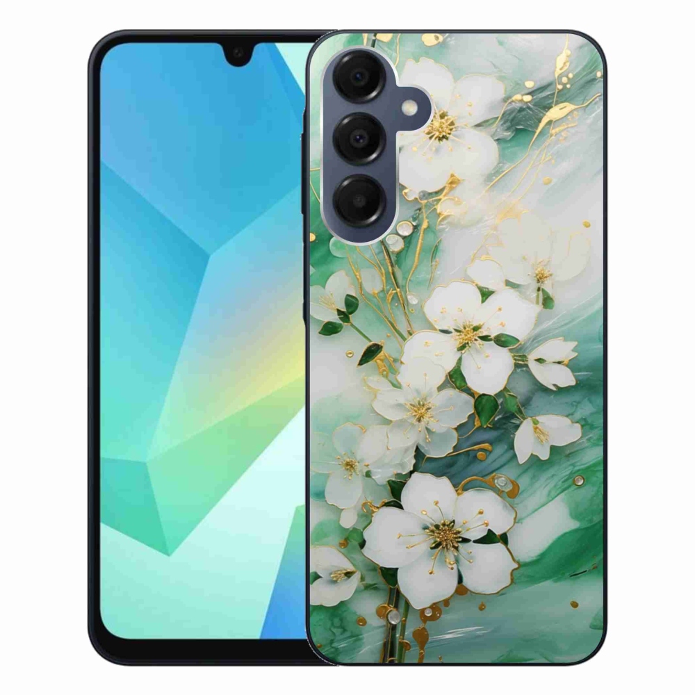 Gélový kryt mmCase na Samsung Galaxy A16 4G/5G - nežné kvety