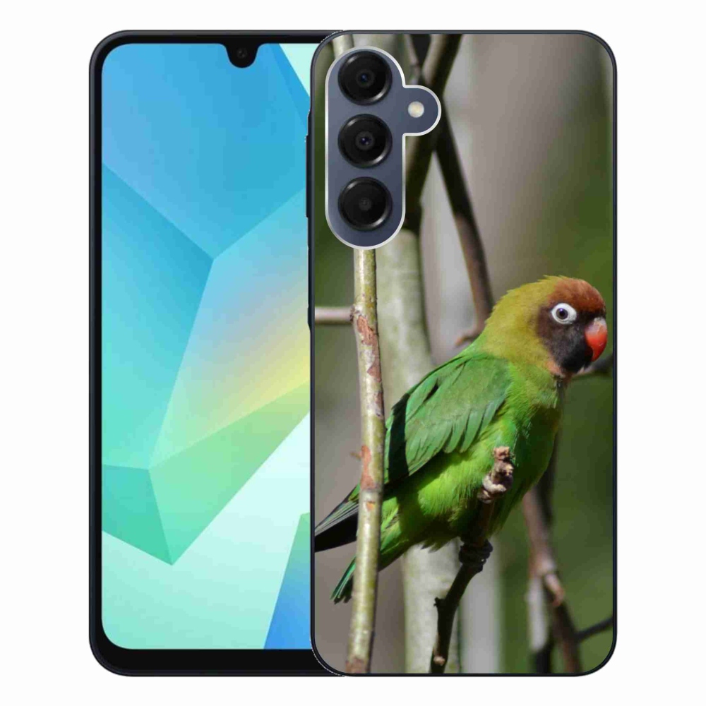 Gélový kryt mmCase na Samsung Galaxy A16 4G/5G - papagáj agapornis
