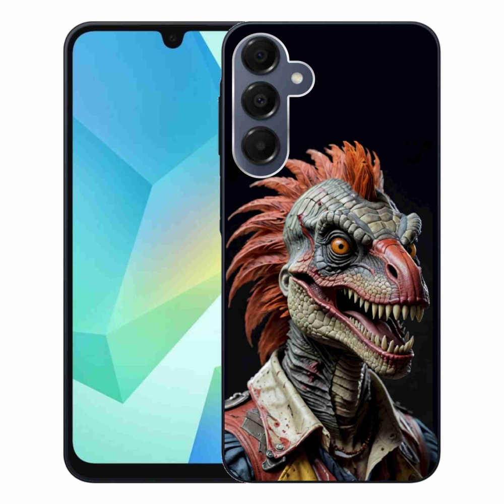 Gélový kryt mmCase na Samsung Galaxy A16 4G/5G - punk dinosaurus