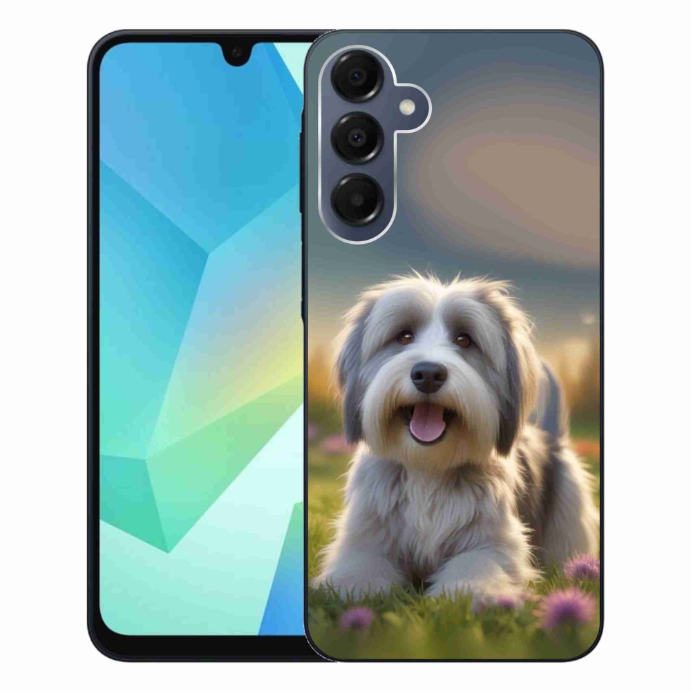 Gélový kryt mmCase na Samsung Galaxy A16 4G/5G - roztomilý havanský psík