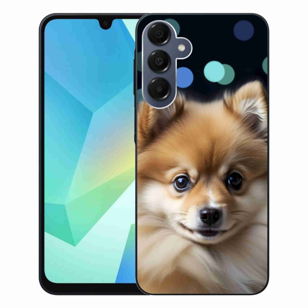 Gélový kryt mmCase na Samsung Galaxy A16 4G/5G - roztomilý pomeranian
