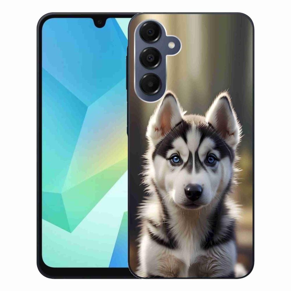 Gélový kryt mmCase na Samsung Galaxy A16 4G/5G - roztomilý sibírsky husky