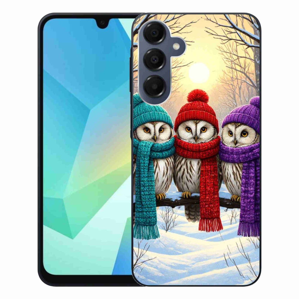 Gélový kryt mmCase na Samsung Galaxy A16 4G/5G - soví priatelia