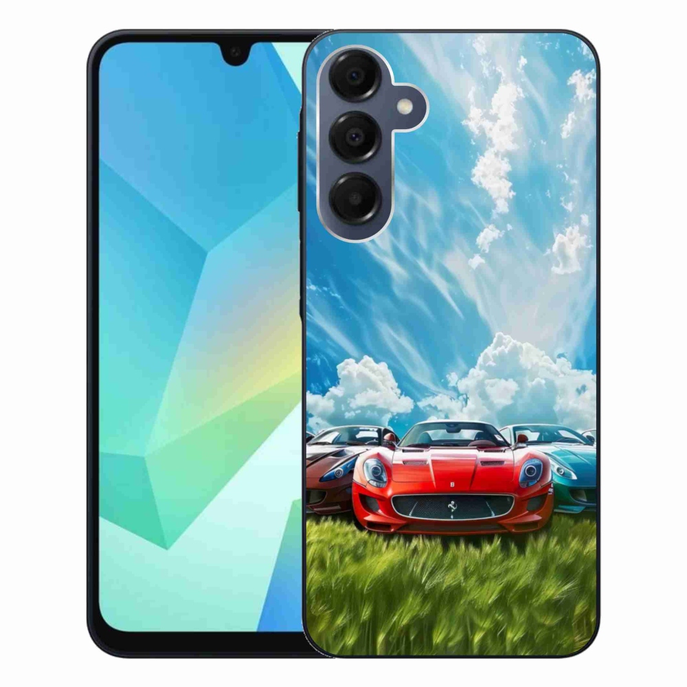 Gélový kryt mmCase na Samsung Galaxy A16 4G/5G - športové vozidlá