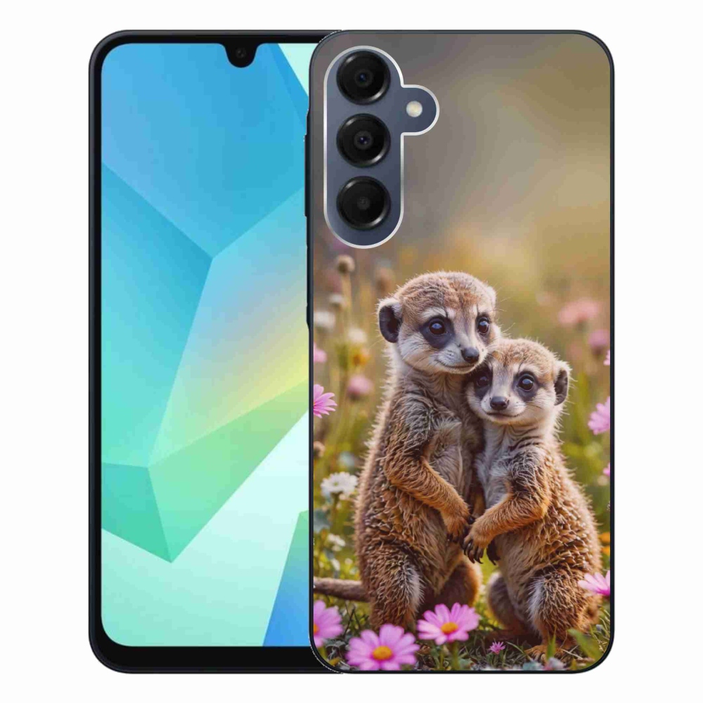 Gélový kryt mmCase na Samsung Galaxy A16 4G/5G - surikatí duo