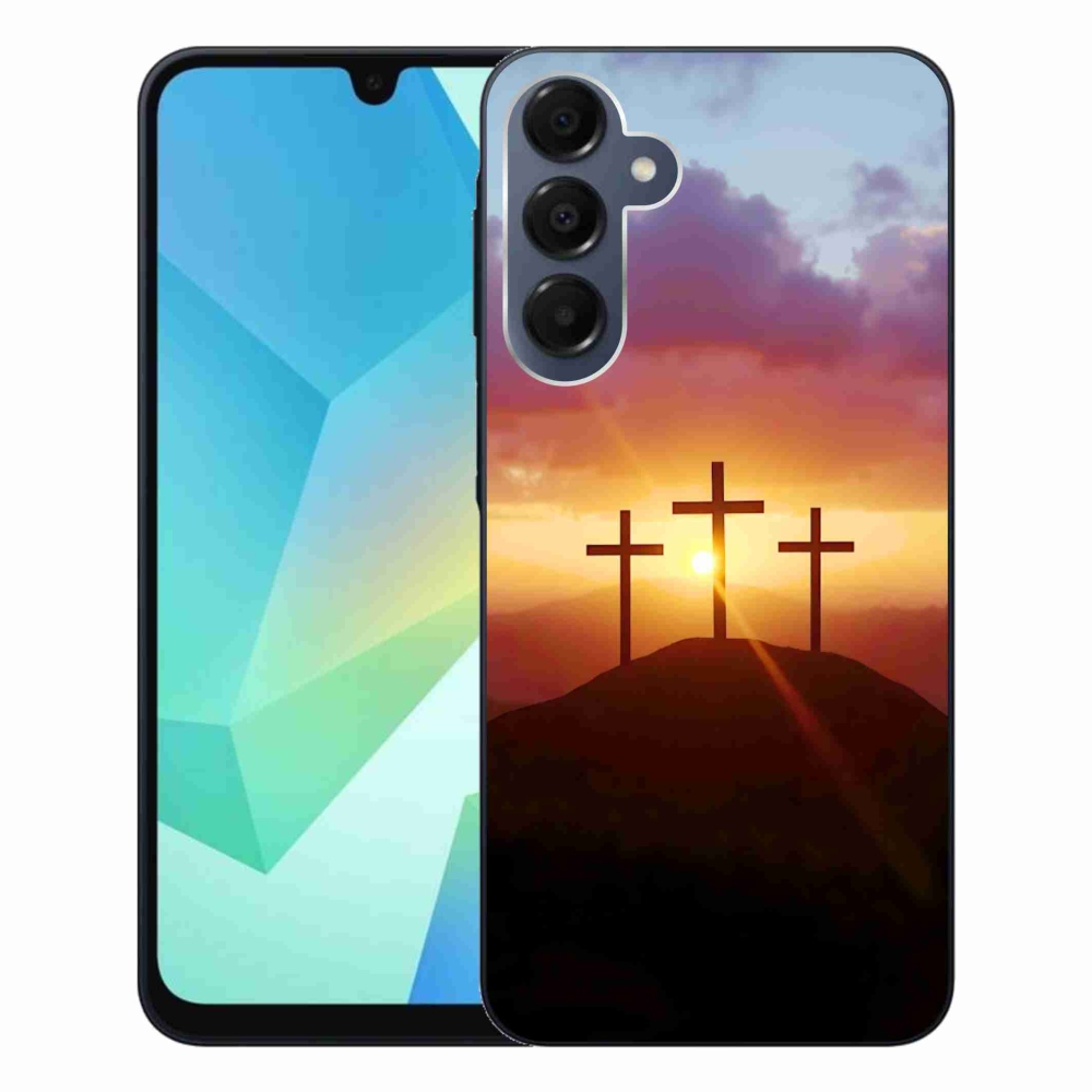 Gélový kryt mmCase na Samsung Galaxy A16 4G/5G - tri kríža