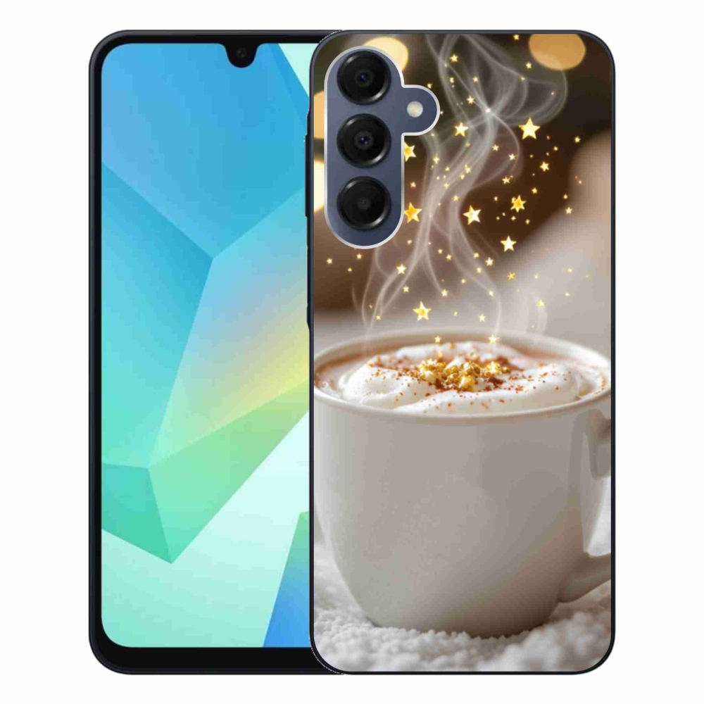 Gélový kryt mmCase na Samsung Galaxy A16 4G/5G - vianočný horúci nápoj