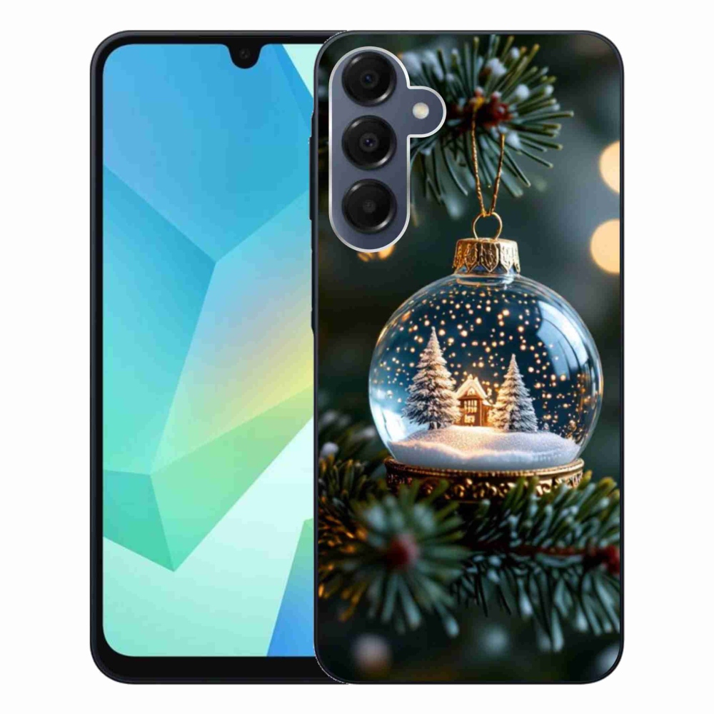 Gélový kryt mmCase na Samsung Galaxy A16 4G/5G - vianočné gule 2