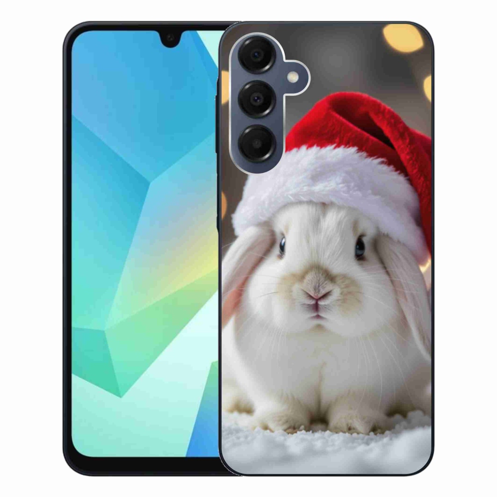Gélový kryt mmCase na Samsung Galaxy A16 4G/5G - vianočný králik