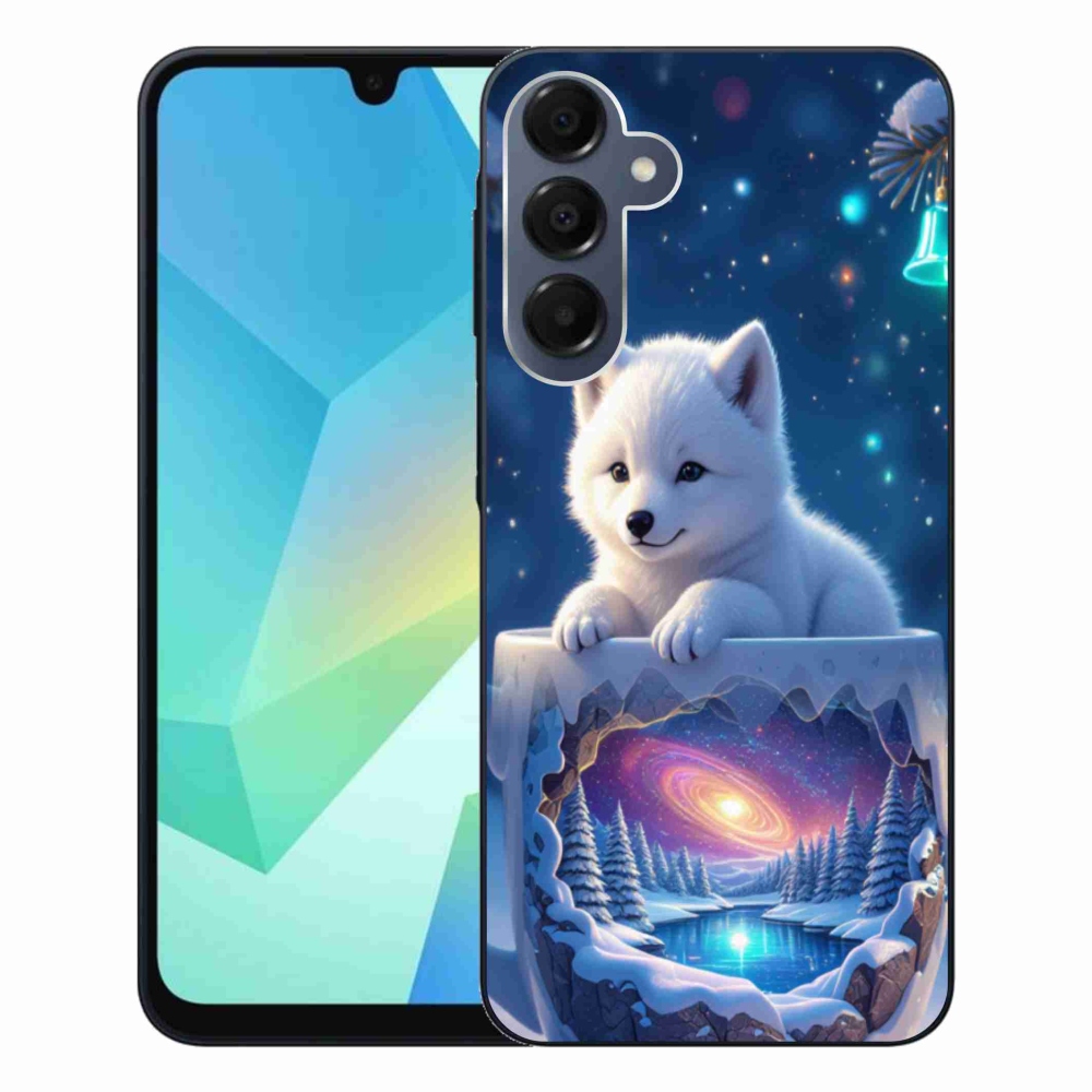 Gélový kryt mmCase na Samsung Galaxy A16 4G/5G - vianočné šteňa